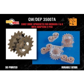 1/35 Desert Eagle Publishing QW/DEP-35007A Early Drive sprockets for Merkava I & II