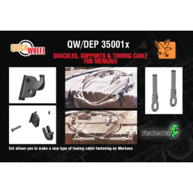 1/35 Desert Eagle Publishing QW/DEP-35001X Shackles, Supports & Towing cables for Merkava tanks