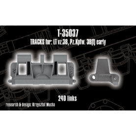 1/35 QuickTracks T-35037 Tracks for LT vz.38, Pz.Kpfw. 38(t) early