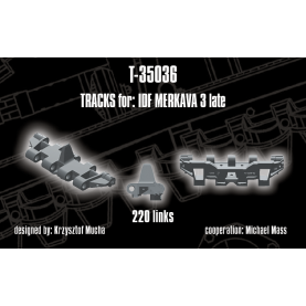 1/35 QuickTracks T-35036 Tracks for IDF Merkava Mk 3 late