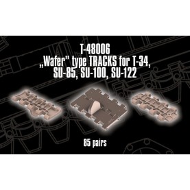 1/48 QuickTracks T-48006 "Wafer" type Tracks for T-34, SU-85, SU-100, SU-122